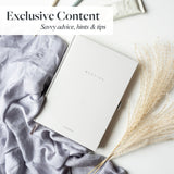 Award Winning Scribble & Dot Wedding Planner Book and Organizer for the Bride | Tissue Wrapped in a Gift Box | Cushioned Cover &
