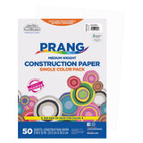 Prang (Formerly SunWorks) Construction Paper, Bright White, 9 x 12, 50 Sheets