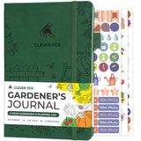 Clever Fox Gardeners Journal - Guided Gardening Notebook to Plant Vegetables, Flowers & Herbs - 5-Year Garden Log Book for Begin