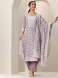 Libas Women'S Chanderi Silk Kurta Sets (99211_Mauve_S)
