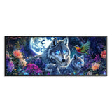 Wergund 5D DIY Large Diamond Art Kits for Adults Wolf, Large Size Diamond Art Animal, Full Drill Crystal Rhinestone Embroidery C