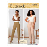 Butterick Misses Tapered Pants, Code B6845 Sewing Pattern Kit, One Size, Multicolor