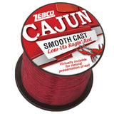 Zebco Cajun Smooth Cast Monofilament Fishing Line, Low-Vis Ragin Red Quarter Pound Spool, 700-Yards, 17-Pound, Virtually Invisib