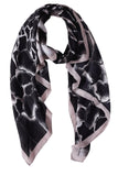 Icw WomenS CrossBorder Printed Cotton Scarf Stoles Shawl Dn108 (Grey)