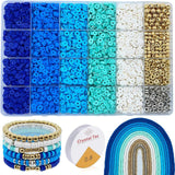 Tixid Bracelet Making Kit | Diy Clay Beads Jewelry Making Set With Charms, Strings & Accessories | Beads Craft Kit For Girls, Ki