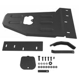 KUAFU Transmission Skid Plate Compatible with 2007-2018 Jeep Wrangler JK Steel Oil Pan Engine Transmission Splash Shield Powder 