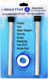 RV Magnesium Anode Rods by About Fluid Michigan, Two Pack, Best for City Water, Includes Large Teflon Roll. Fits Any Suburban He