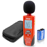 Pyle Digital Handheld Sound Level Meter Meter Automatic with A and C Frequency Weighting for Musicians and Sound Audio Profess