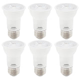 Sunlite LED PAR16 Long Neck Recessed Spotlight Bulb, 7 Watt, (75W Halogen Replacement), 500 Lumens, Medium (E26) Base, Dimmable,