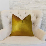 Plutus Brands Plutus Lumiere Bronze Handmade Throw Pillow, 12 X 25, Gold