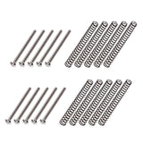 Banworks USA/Imperial Thread Guitar Humbucker Pickup Screws Vintage Slotted-Head Humbucker Pickup Height Screws with Springs for