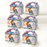 WP WANNA PARTY 10 Pack Mermaid Party Favor Treat Boxes Mermaid Paper Gift Boxes Small Candy Snack Goodie Bags for Kids Summer