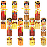 Malhaii 8 Pack Thanksgiving Cr ac k ers No Snap with Prizes for Adults Kids Fall Party Favors Decorations Thanksgiving Table Fav