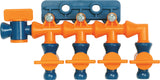 LocLine 21198 Coolant Hose Total Flow Control Manifold, Acetal Copolymer, 1/4 Hose ID