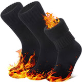 Nocin Color 3 Pairs Winter Warm Thermal Socks For Women Men Ski Thick Insulated Heated Boot Socks For Extreme Cold Weather, 3 Pa