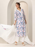 Libas Women'S Pure Cotton Kurta Sets (99311_White_Xl)