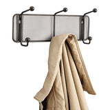 Safco SAF6402BL Onyx Mesh Sturdy 3Hook Garment Wall Rack