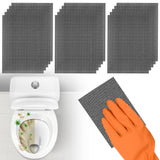 Yncotte Cleaning Screen, 5.5x4 Inch Upgraded Toilet Cleaner Hard Water 15PCS Toilet Ring Remover Abrasive Grit Mesh Pads for Bow
