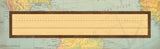 TRAVEL THE MAP FLAT NAME PLATES
