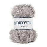 Eyelash Fun Fur Yarn 100 Gram (3.53 Ounces) 175 Yards (160 Meters) (Fog Gray)