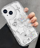 Toycamp for iPhone 13 Case Cute - Women Girly Girls Glitter Phone Cover 13 Kawaii Sparkle Bling Shine Aesthetic Pretty Unique Wa