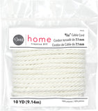 Dritz Home 44245 Cable Cord, 9/32 x 10Yards, Size 200 , White