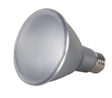 Satco S9432 Par30 Long Neck LED 3500K 40' Beam Spread Medium Base Light Bulb, 13W,3500K Neutral White