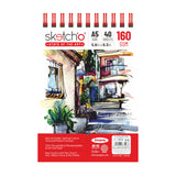 Anupam SketchO SOTA State of the Art Sketchbook | A5 | 160 GSM AcidFree Drawing Paper | 40 Sheets | Top Spiral Bound | 180 Lay