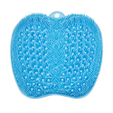 BESKAR Larger Foot Scrubber Mat with Non-Slip Suction Cups- Cleans, Smooths, Exfoliates & Massages Without Bending, Circulation 