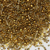 100g Mix Glass Tube Beads Bugle Beads,3500+pcs Glass Bulk Spacer Multi Size 2-6mm Kit for Jewelry Making DIY Craft Bracelets Nec
