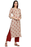 Gosriki Women'S Cotton Kurta (Kur190013-L_Large_White),white,,B07QFHG8PD