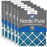 Nordic Pure 24x30x1 (23 1/2 x 29 1/2 x 3/4) Pleated MERV 7 Air Filters 6 Pack