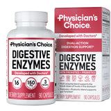 Physician's CHOICE Digestive Enzymes - Multi Enzymes, Organic Prebiotics & Probiotics for Digestive Health & Gut Health - Meal T