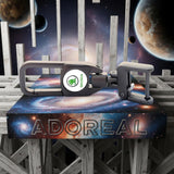 Adoreal Premium Metallic Grey Colour Space Edition Keychain And Keyring Compatible With Skoda