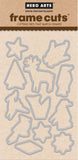 Hero Arts DI311 Origami Holiday Frame Cuts Card Making Kit