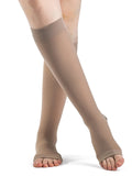 DYNAVEN by Sigvaris Womens Compression CalfHigh Socks 2030mmHg Open Toe Design for Daily Comfort & Support Extra Large Sh