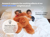 Tons of Love Weighted Stuffed Animals for Adults, Teens & Kids - Stuffed Animal Dog for Better Sleep - Emotional Support Plush -