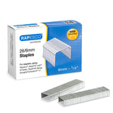 Rapesco S11662Z3 Staples, 26/6 mm Galvanized [Box of 5,000]