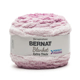 Bernat Blanket Extra Thick Perfect Phasing Fuchsia Yarn - 1 Pack of 21.12oz/598.74g - 100% Polyester - #7 Jumbo - 72 Yards - Chu