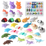 Mr. Pen Animal Erasers, Desk Pets for Kids Classroom, 30 Pack, Animal Eraser Desk Pet, Classroom Prizes for Students, Rewards f