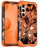 Casetego for Galaxy S23 5G Case,Glow in The Dark Three Layer Heavy Duty Sturdy Shockproof Full Protection Rugged Hard PC+Soft TP