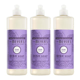 MRS. MEYER 'S CLEAN DAY Liquid Dish Soap, Lilac Scent, 16 Ounce Bottle (Pack of 3)