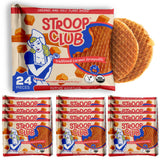Stroop Club Traditional Organic Stroopwafel Caramel Treats | Vegan, Plant-Based and Dutch-Approved Indulgence - 24 Vegan Waffle 