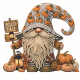 Apomelo Diamond Art Kit Tabletop Ornament Pumpkin Gnome, Special Shaped Diamond Art Kits for Adults Diamond Art Tabletop Ornamen