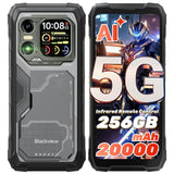 Blackview XPLORE 1 AI 5G Unlocked Rugged Phone Android 15, 20000mAh Battery 36GB+256GB/TF 2TB, 6.78 2.4K 120Hz Large Rugged Smar