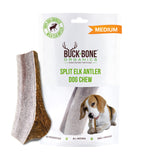 Buck Bone Organics Dog Chews, Elk Antlers for Dogs, Long Lasting Dog Bones for Aggressive Chewers, All Natural, No Preservatives