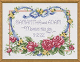 Janlynn 0560193 Cross Stitch Kit, 8Inch by 10Inch, Married This Day , White