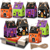 Zhanmai 48 Pcs Summer Farmhouse Treat Boxes Candy Mini Cow House Favor Box Summer Farmhouse Party Paperboard Gift Boxes for Holi
