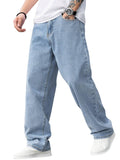 Lymio Men Jeans || Men Jeans Pants || Denim Jeans || Baggy Jeans for Men (Jeans-06-07-08), Light Blue, 36