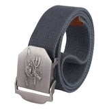 Zoro MenS Cottan Black Belt Guarantee Belts For Mens Belts For Men Casual Stylish Belts For Men Formal Branded (Camin Gre